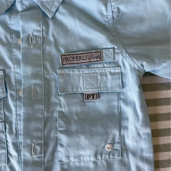 Properly Tied Performance Fishing Shirt Romper - Picture 3 of 6